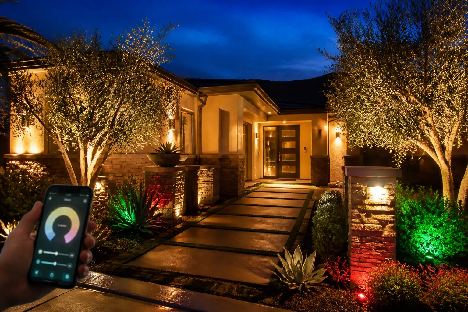 Control and integration — Orange County Night Lights