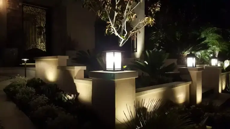 Newport Beach homes often boast beautiful landscapes, from manicured lawns to tropical plants. Accent lighting highlights these elements, drawing attention to the natural beauty of the environment and allowing homeowners to enjoy their gardens and outdoor spaces even at night.